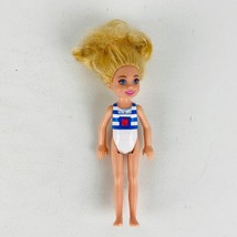Barbie Barbie&#39;s Sister Blond Hair Blue Eyes Chelsea Doll Arms Legs Head Moves - £8.95 GBP