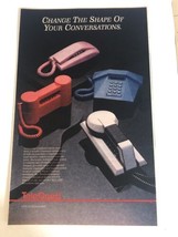 1980s Telequest Telephone Vintage Print Ad Advertisement pa22 - £5.45 GBP