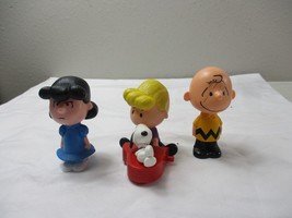 Lot 3 Peanuts McDonald Happy Meal Toys Charlie Brown Lucy snoopy schroeder - £10.08 GBP