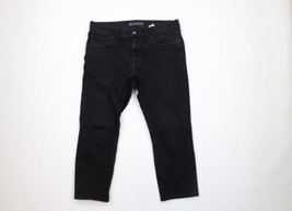 Everlane Uniform Mens 34x25 Faded Stretch The Slim Jean Denim Jeans Pants Black - £38.88 GBP
