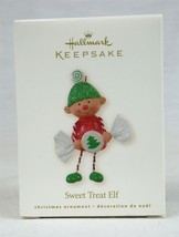VINTAGE 2008 Hallmark Sweet Treat Elf Christmas Ornament - £15.51 GBP