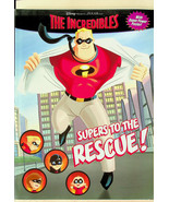 Disney PIXAR The Incredibles: Supers to the Rescue Coloring Book &amp; Poste... - $7.69