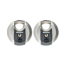 2 x 70 mm Stainless Steel Weather Tough Excell Discus Padlocks - Master ... - $55.00