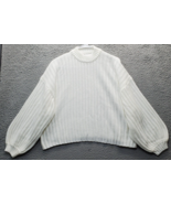 Princess Polly Sweater Womens XS/S Tan Knit Drop Shoulder Ribbed Balloon... - $518.17 MXN