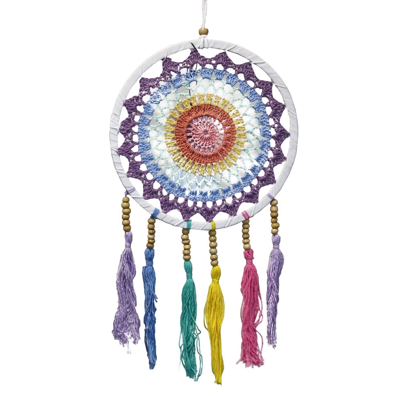 Small Pastel Rainbow Dream Catcher - £10.14 GBP