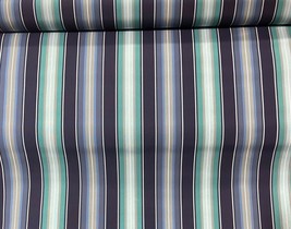 5 Yards Sunbrella Shade Outdoor Waterproof Fabric Saxon Cascade Striped 4884 46&quot; - £47.09 GBP