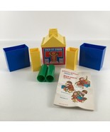 Johnson &amp; Johnson Stack &amp; Fit School Child Development Toy Guide Book Vi... - $39.55