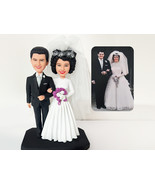 Wedding Bobblehead Custom Bobblehead With Engraved Text Valentine&#39;s Day ... - $208.11 CAD+