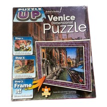 Cardinal Puzzle Up Artist&#39;s Series Venice Italy Dimensional Puzzle 90 Pi... - $12.00