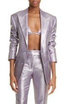 Tom Ford Iridescent Lilac Lame&#39; Shiny Sparkling Evening Blazer Jacket Tu... - £4,189.79 GBP