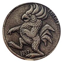 Lucky  &amp; Gift Copper “Cocky Rooster  25 mm  Coin #CL155 - €2,42 EUR