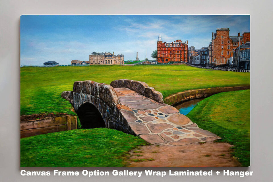 St Andrews Links Open Championship British Swilcan Bridge Swilken Art Print 2 Item image 4