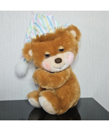 Vtg Fisher Price Praying Teddy Bear Plush Bed Time Prayer Bear 1985 Chri... - $21.10