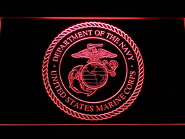 US Marine Corp Military LED Neon Light Sign Man Cave - £20.44 GBP+