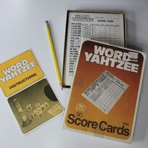 Word Yahtzee Replacement Vintage Score Sheets Instructions Box Set 1978 Game - £8.88 GBP