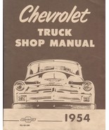 Chevrolet 1954 shop manual for pickup truck; near-new condition RS-56-SM - $380.13 MXN