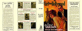 Edgar Rice Burroughs THE GIRL FROM HOLLYWOOD facsimile dust jacket for the first - £17.43 GBP