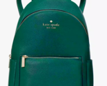 Kate Spade Leila Dome Backpack Deep Jade Pebbled Leather K8155 Green NWT... - $136.61