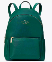 Kate Spade Leila Dome Backpack Deep Jade Pebbled Leather K8155 Green NWT $399 FS - $136.61