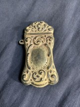 Ornate Sterling Silver Art Nouveau Match Safe / Vesta Case, 15 Grams - $85.45