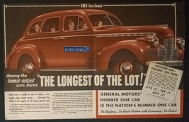 1940 Chevrolet Special De Luxe Vintage Color Sales Brochure Mailer -NICE Original - $30.20