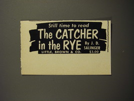 1952 Little, Brown &amp; Co. Book Ad - The Catcher in the Rye by J.D. Salinger - £14.44 GBP