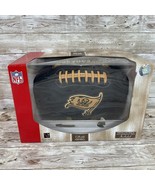 Tampa Bay Buccaneers NFL Full Size Football Raised Gold On Black Leather... - $49.45