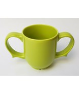 Dignity by Wade 2 Handle Cup Ceramic Green Hold Securely  - £27.18 GBP