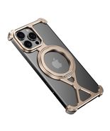 Generic case For iPhone 17 Pro (Color: Desert Gold) Magnetic Metal Frame... - $2,446.86 MXN