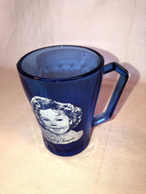 Cobalt Blue Shirley Temple Handled Juice Tumbler Depression Glass Mint L... - $15.99