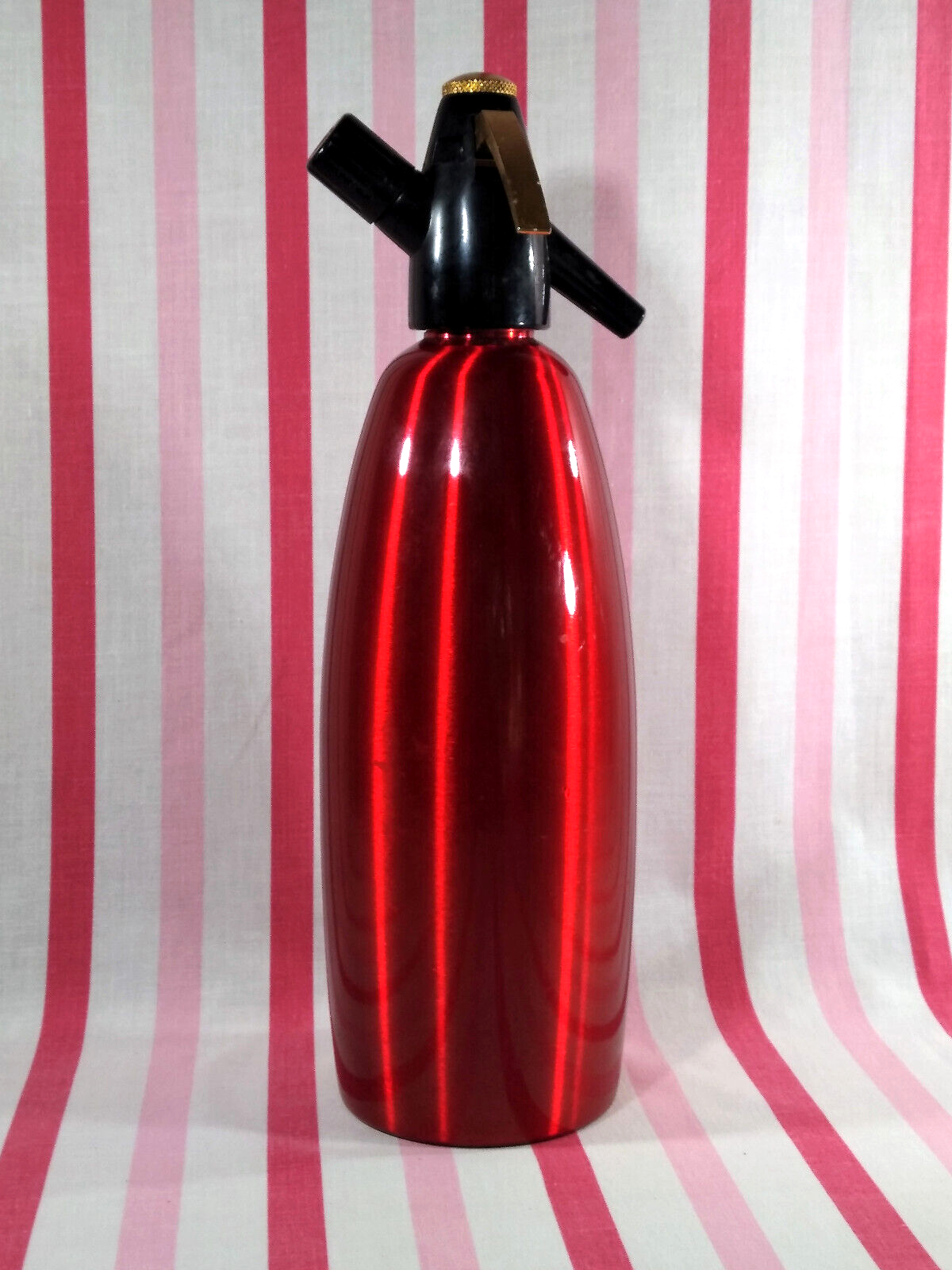 Primary image for Stylish Retro ISI Vienna Austria RED Soda Siphon Seltzer 1000ml l liter Bottle