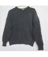 Vintage St Michael British Wool Jumper Sweater Knit Gray 42 M Made In UK - £29.98 GBP