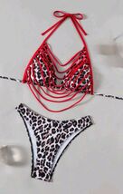 New! 2-Piece Unique Animal Print Bikini Swimsuit Set - $25.00