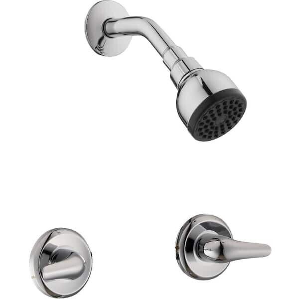 Glacier Bay Aragon Double Handle 1-Spray Shower Faucet Set 1.75 GPM in C... - $44.45