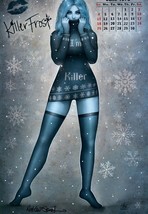 12x18&quot; Art Print ~ Nathan Szerdy SIGNED DC Comics ~ Killer Frost Calendar Girl - £20.69 GBP