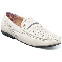 Stacy Adams Corby Saddle Slip On Walking Shoes White 25513-100 image 6