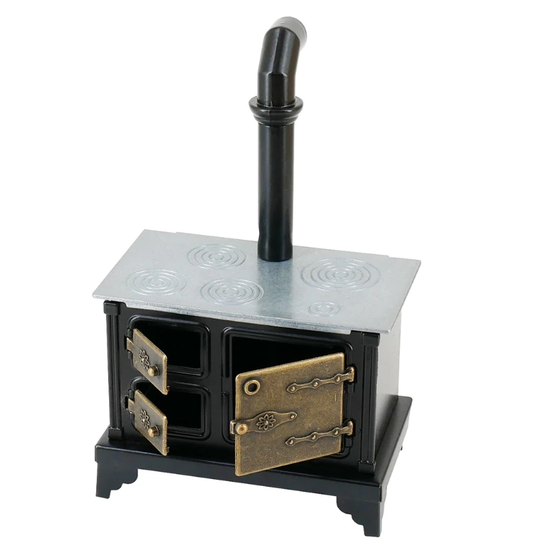 1:12 Scale Mini Stove Chimney Model Dollhouse Miniature Accessories Kitchen Toy - £20.22 GBP