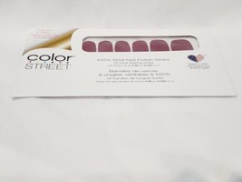 Color Street LONDON CALLING FMC142 Nail Polish Strips 16 Easy Peel Red M... - $220.54 MXN