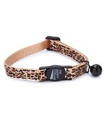 Meow Town Cheetah-Print Nylon Cat Collar, 812 inch - £9.57 GBP