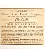 1895 Passaic Gas Light Company Victorian Advertisement Utility New Jerse... - $366.69 MXN