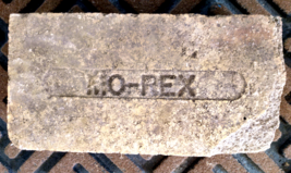 Antique Brick Mo-Rex Yellow Fire Brick Vintage Mo Rex - £31.11 GBP