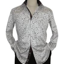 Men Shirt J.Valintin Turkey Usa Egyption Cotton Axxess Style 3325-1 Brown image 6