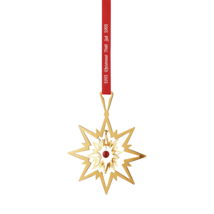 2023 Georg Jensen Christmas Holiday Ornament Gold 18Kt 1993/2023 Mobile - New - £43.52 GBP