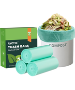 75 Counts  Mini Garbage Bags, 1.2 Gallon Small Compostable Trash Bags, S... - €10,11 EUR
