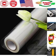 Versatile 50 ft Clear Cellophane Wrapping Paper - 3Mil Thick, Space-Savi... - $245.43 MXN