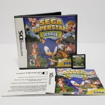 Sega Superstars Tennis (Nintendo DS, 2008) Complete w/ Manual CIB Tested  - £6.57 GBP