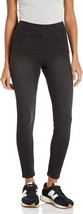 HUE womens Game Changing Denim High Rise Leggings, Color Black Wash, Size 1X - £15.62 GBP