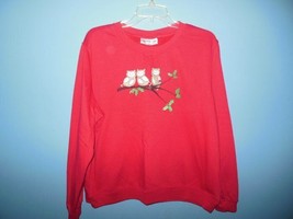Ladies Rebecca Malone Red Owl Sweatshirt XLarge - £9.37 GBP