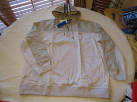 Adidas Sport LXE 1/2 zip s22765 jacket XXL 2XL hoody hoodie coat Mens grey hthr - £36.42 GBP