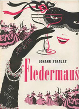 Johann Strauss&#39; Fledermaus Souvenir Program Sol Hurok Irra Petina  - £13.77 GBP